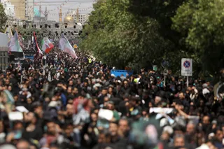مراسم تشییع پیکر رئیس جمهور شهید و همراهان در مشهد