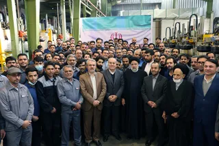 تصاویر بازدید از کارخانه کویر تایر بیرجند و حضور در جمع کارگران