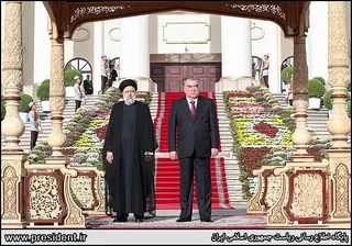 تصاویر استقبال رسمی امامعلی رحمان از آیت الله رئیسی