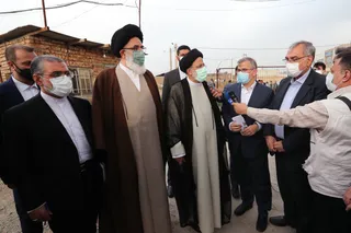 تصاویر بازدید از بیمارستان نیمه کاره کمال شهر