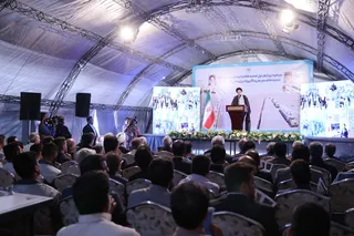 تصاویر آئین بهره‌برداری از پروژه‌های آب، برق و فاضلاب استان کرمان