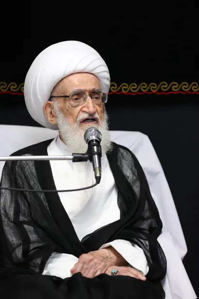 تصاویر دیدار با آیت الله العظمی نوری همدانی