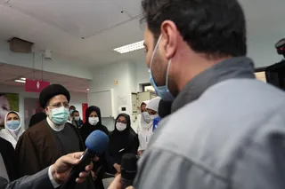 تصاویرحضور رئیس جمهور در بیمارستان شهید رحیمی خرم آباد
