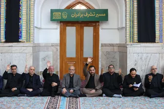 مراسم تشییع پیکر رئیس جمهور شهید و همراهان در مشهد