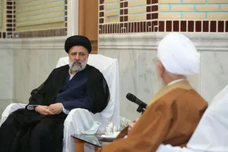 گزارش تصویری دیدار آیت الله رئیسی با آیت الله العظمی جوادی آملی