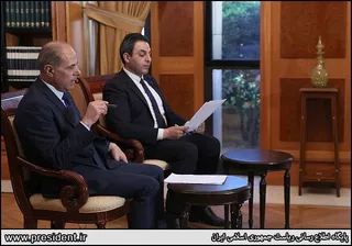 تصاویر مصاحبه با شبکه تلویزیونی السوریه و خبرگزاری رسمی سوریه