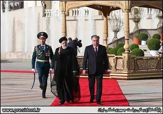 تصاویر استقبال رسمی امامعلی رحمان از آیت الله رئیسی