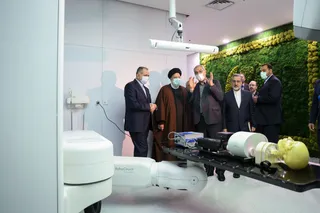 تصاویر افتتاح مرکز جامع تشخیص و درمان سرطان برکت