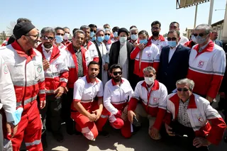 تصاویر بازدید از پایگاه پشتیبانی هلال احمر استان خراسان رضوی