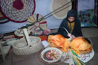 بازدید از نمایشگاه صنایع دستی شاخص استان فارس