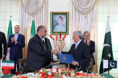 نشست خبری مشترک با نخست وزیر پاکستان