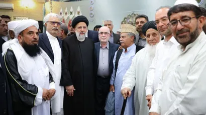 تصاویر  ورود رئیس جمهور به استان سیستان و بلوچستان