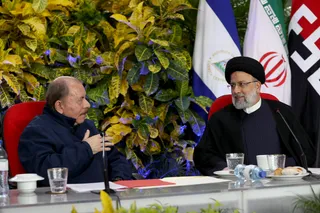 تصاویر نشست امضای اسناد همکاری و مصاحبه مطبوعاتی روسای جمهور ایران و نیکاراگوئه