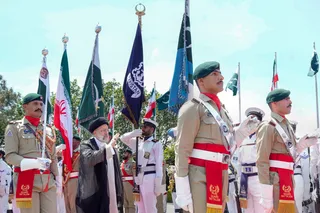 استقبال رسمی از سوی نخست وزیر پاکستان