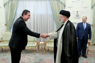 تصاویر دیدار وزیر خارجه سوریه با رئیس جمهور
