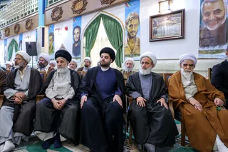 نشست با جمعی از علما و روحانیون