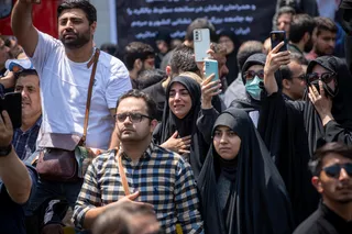 مراسم تشییع پیکر رئیس جمهور شهید و همراهان در تهران