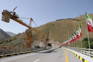 تصاویر افتتاح مسیر رفت قطعه دوم آزاد راه تهران - شمال