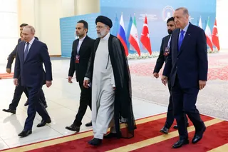 تصاویر عکس یادگاری هفتمین اجلاس سران کشورهای ضامن روند آستانه