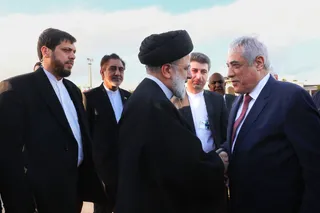 رئیس جمهور الجزیره را به مقصد تهران ترک کرد