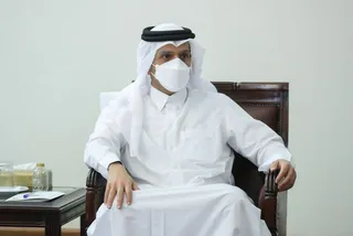 تصاویر دیدار دکتر رئیسی با وزیر خارجه قطر