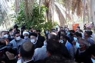 تصاویر  بازدید از روستای زلزله زده گیشان غربی