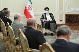 تصاویر دیدار دبیرکل جهاد اسلامی با رئیس جمهور