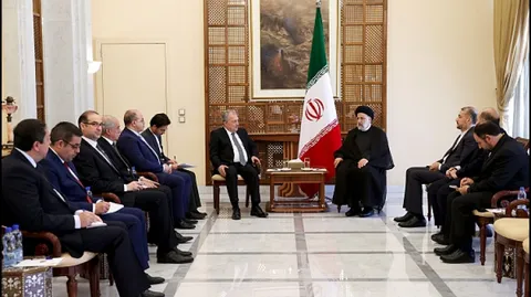 تصاویر دیدار نخست وزیر سوریه با رئیس جمهور