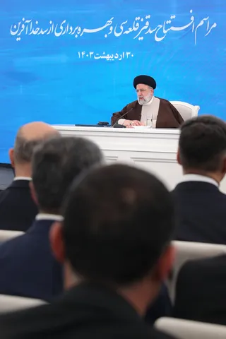 آیین افتتاح رسمی طرح مشترک سد قیز قلعه‌سی