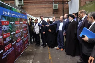 تصاویر بازدید از کارخانه ماشین سازی تبریز