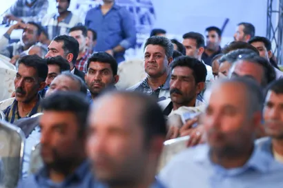 تصاویر آئین بهره‌برداری از پروژه‌های آب، برق و فاضلاب استان کرمان