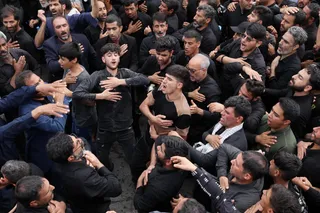 مراسم تشییع پیکر رئیس جمهور شهید و همراهان در بیرجند