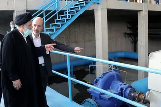 تصاویر افتتاح طرح بزرگ آبرسانی غدیر خوزستان