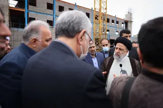 تصاویر بازدید از پروژه توسعه بیمارستان زعیم پاکدشت