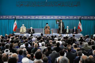 دیدار مسئولان نظام و سفرای کشورهای اسلامی با رهبر معظم انقلاب