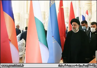 سخنرانی آیت الله رئیسی در اجلاس سران سازمان همکاری شانگهای