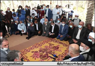 تصاویر دیدار و گفتگو با نخل داران منطقه تنگستان