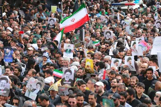 مراسم تشییع پیکر رئیس جمهور شهید و همراهان در مشهد