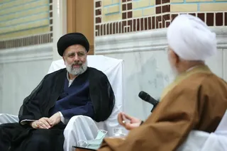 گزارش تصویری دیدار آیت الله رئیسی با آیت الله العظمی جوادی آملی
