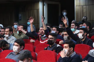 تصاویر دیدار دانشجویان و تشکلهای دانشجویی با رئیس جمهور