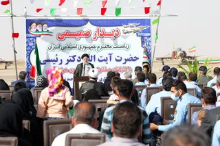تصاویر بازدید از پایگاه شکاری شهید نوژه