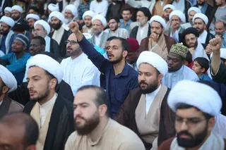 دیدار با علما و طلاب