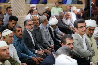 تصاویر حضور در نماز جمعه اهل سنت سنندج