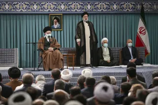 دیدار مسئولان نظام و سفرای کشورهای اسلامی با رهبر معظم انقلاب