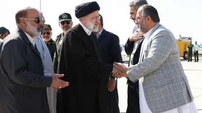 تصاویر  ورود رئیس جمهور به استان سیستان و بلوچستان