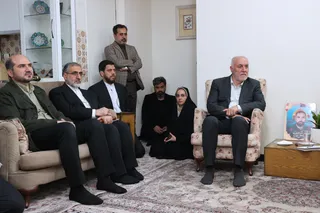‌حضور در منزل شهید مدافع حرم علی آقابابایی