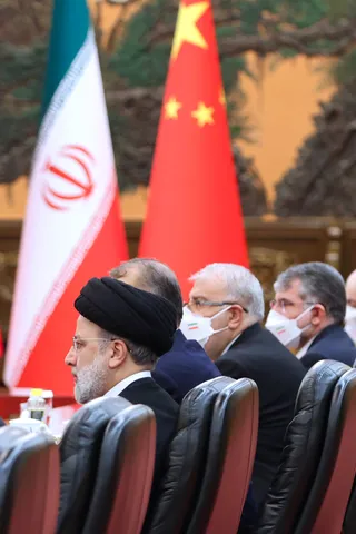 تصاویر نشست مشترک هیئت های عالی رتبه ایران و چین