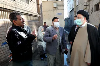 تصاویر بازدید سرزده رئیس جمهور از محله شهید هرندی تهران