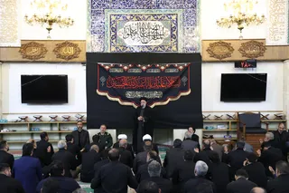 تصاویر برگزاری مراسم سوگواری شهادت امام حسین (ع) در نهاد ریاست جمهوری