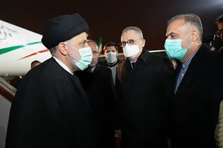 تصاویر بدرقه آیت‌الله رئیسی در فرودگاه مسکو